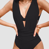 Céline - Maillot de Bain Luxe Sculptant avec Décolleté en V Profond - Juliette Mode