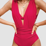 Céline - Maillot de Bain Luxe Sculptant avec Décolleté en V Profond - vue 6 - Juliette Mode