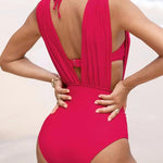 Céline - Maillot de Bain Luxe Sculptant avec Décolleté en V Profond - vue 9 - Juliette Mode