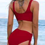 Sofía - Ensemble de bikini uni - vue 9 - Juliette Mode