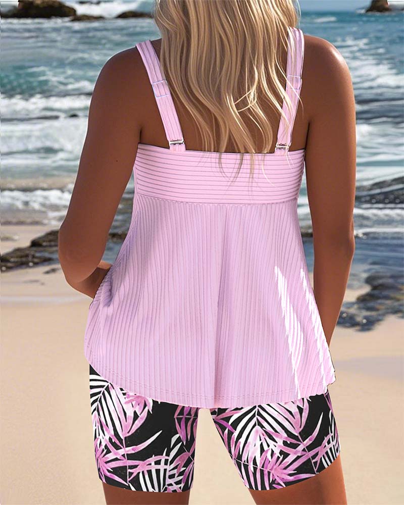 Paula - Ensemble de Tankini Coloré - vue 4 - Juliette Mode