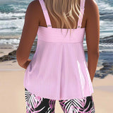 Paula - Ensemble de Tankini Coloré - vue 4 - Juliette Mode