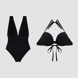 Céline - Maillot de Bain Luxe Sculptant avec Décolleté en V Profond - vue 5 - Juliette Mode