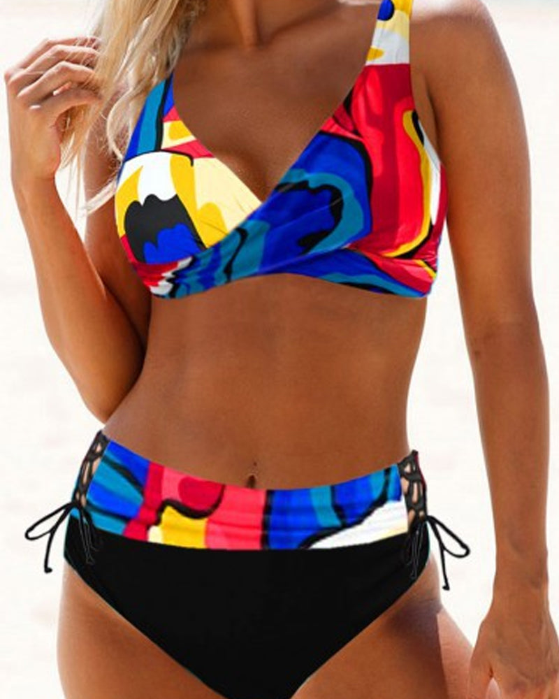 Eva - Bikini Coloré et Joyeux - vue 5 - Juliette Mode