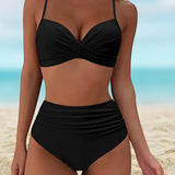 Chloé - Bikini Élégant Taille Haute - vue 4 - Juliette Mode
