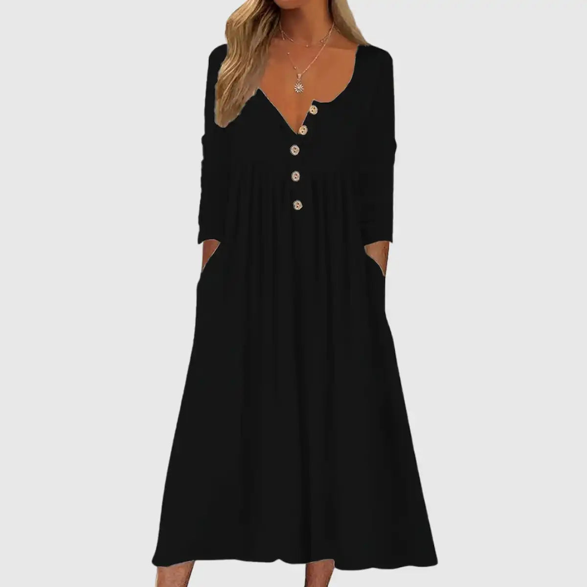 Robe midi femme ZARA élégante et confortable – Juliette Mode France