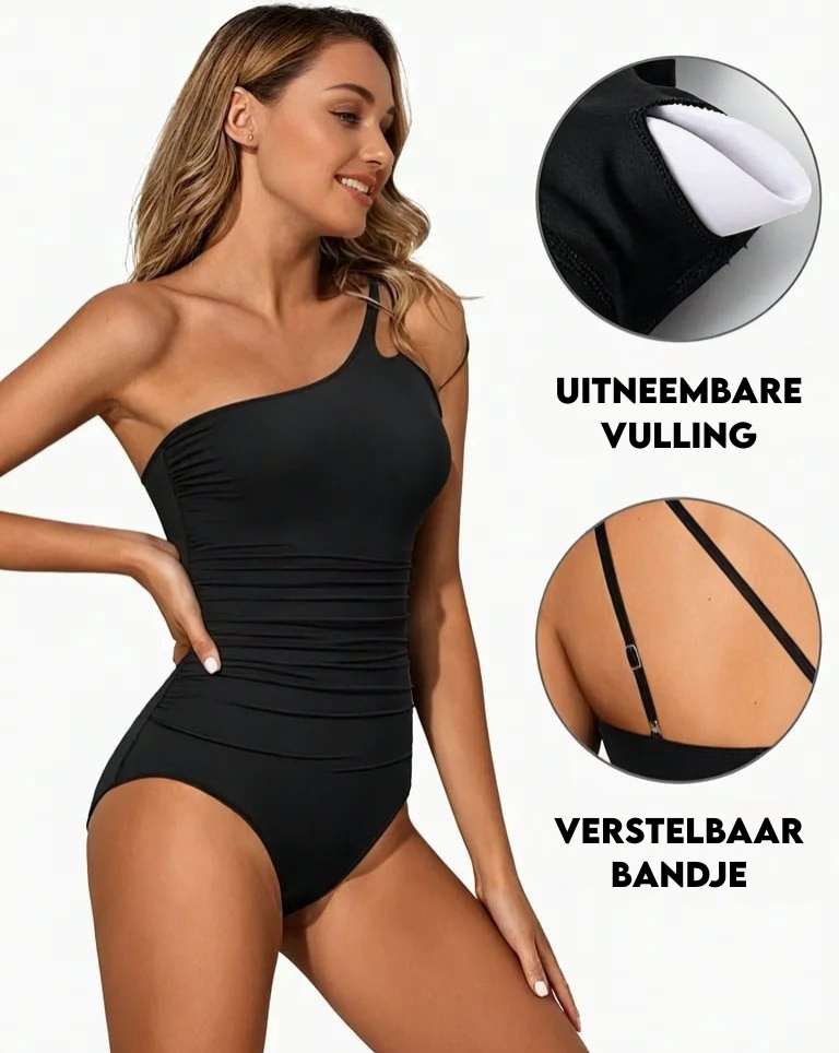 Grace - Maillot de bain à une épaule - vue 6 - Juliette Mode