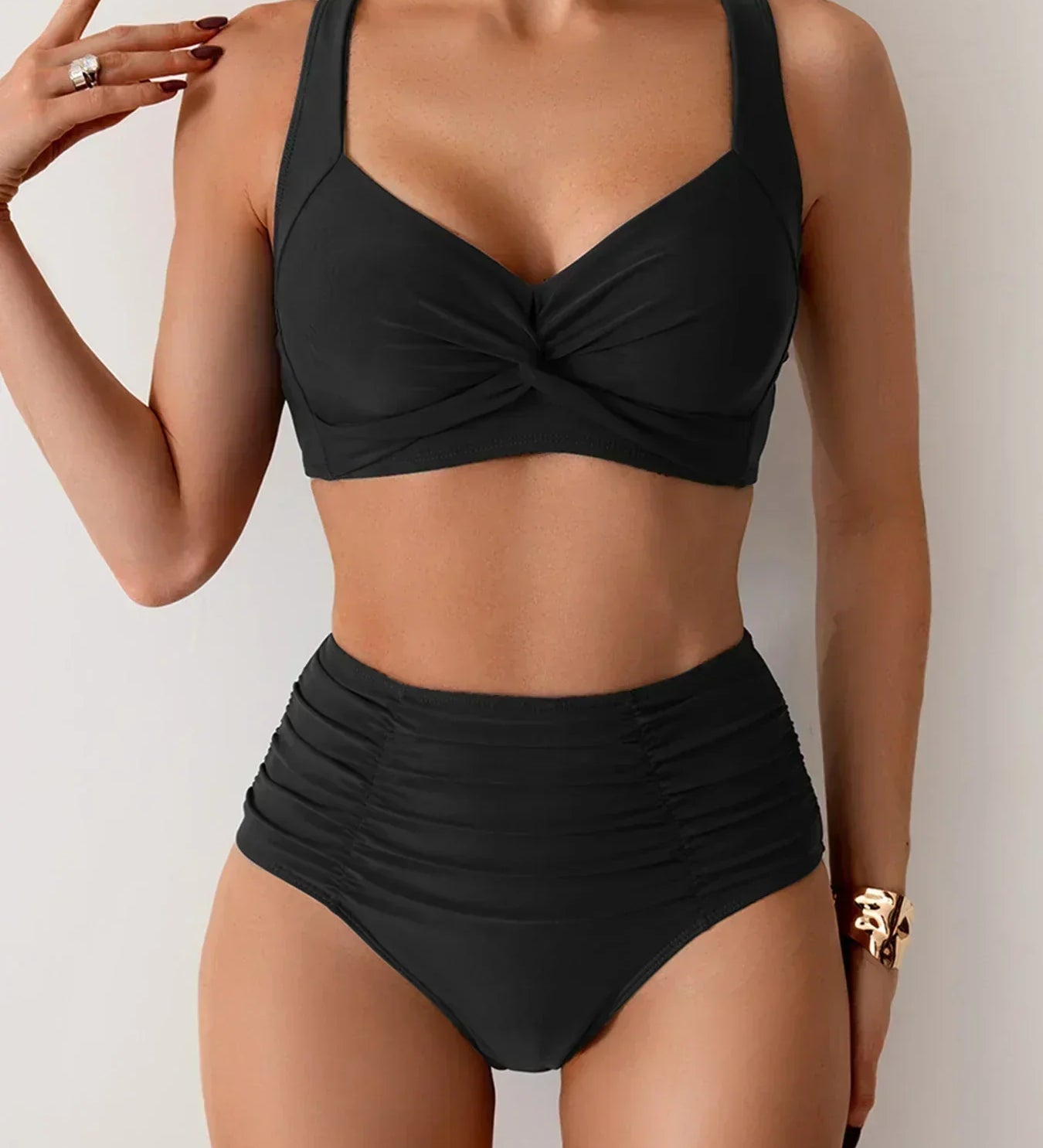 Carmen - Ensemble de bikini d'été taille haute - Juliette Mode