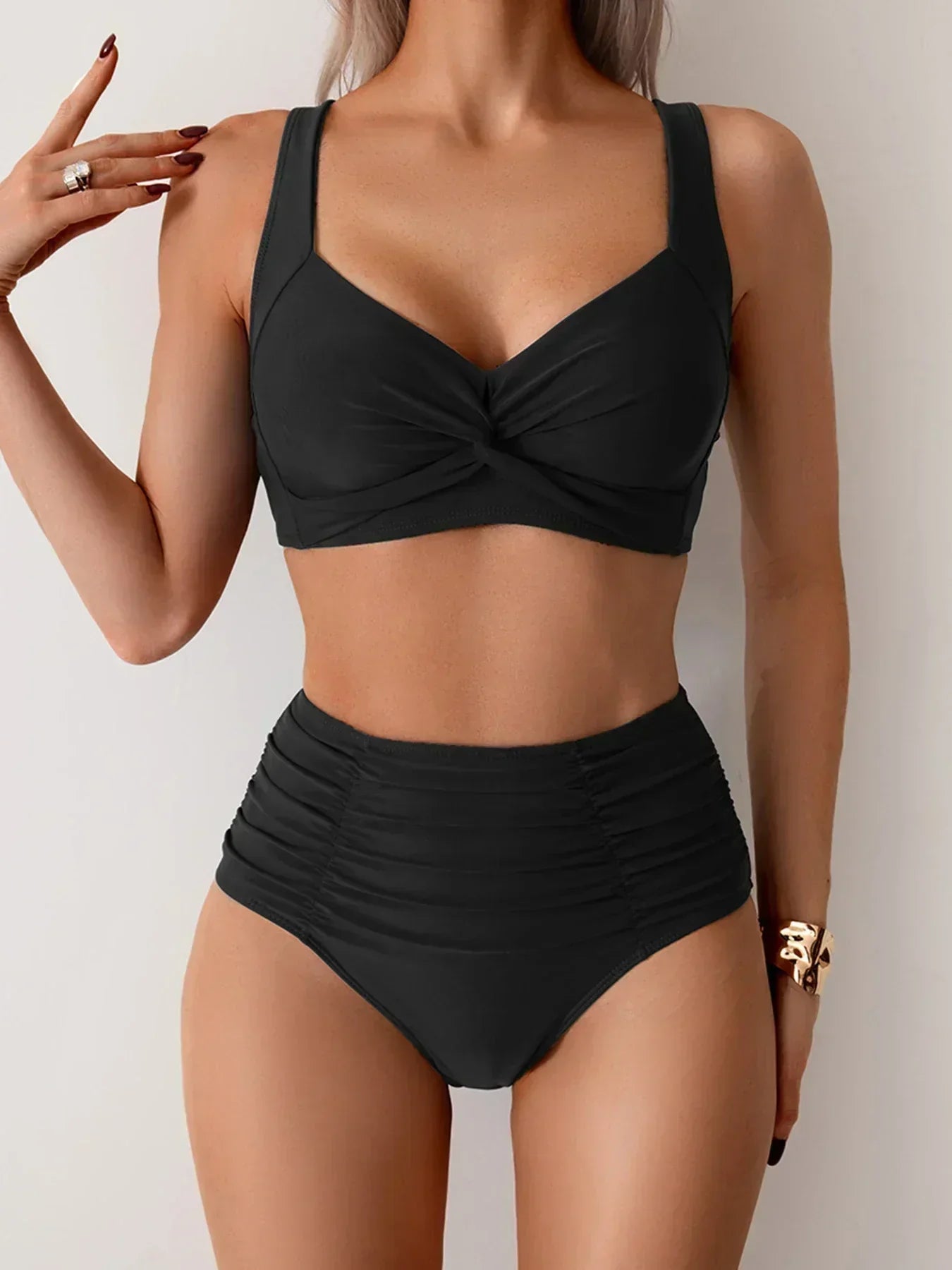 Carmen - Ensemble de bikini d'été taille haute - Juliette Mode