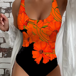 Lucy - Élégant maillot de bain une pièce avec imprimé floral - Juliette Mode