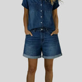 Stephanie - Robe décontractée en jean
