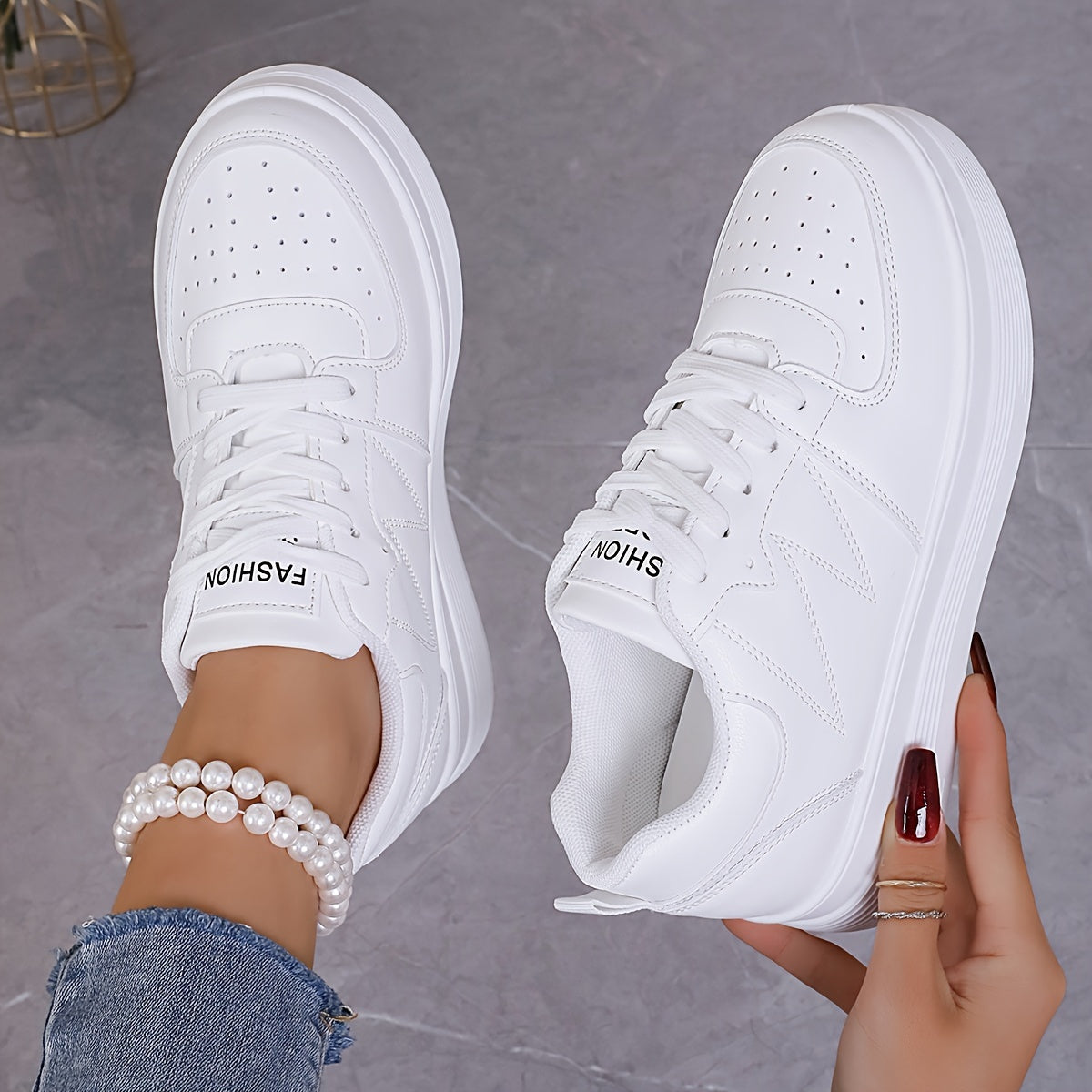 Chloé | Baskets Plateforme Élégantes